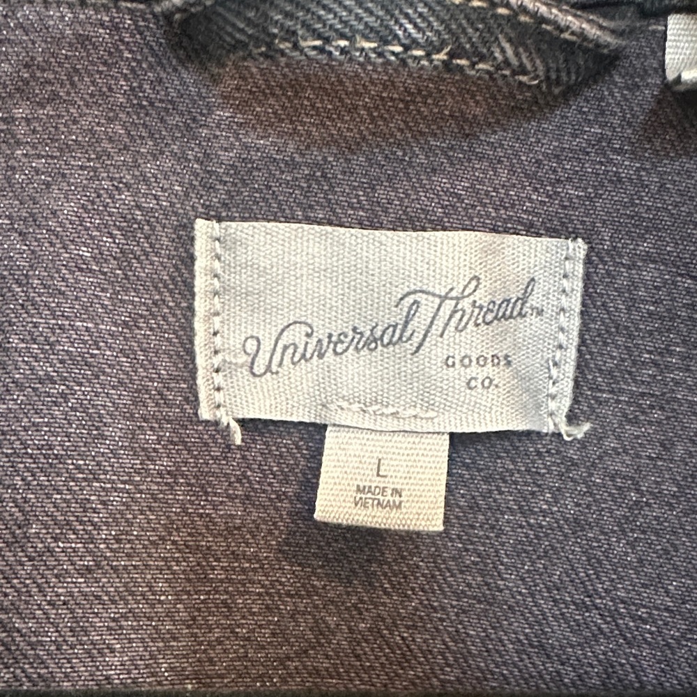 Universal Thread Black Denim Jacket - image 5